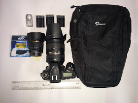 DSLR gear used during the trek