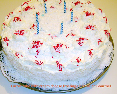 Healthy Birthday Cake on Phoenician Gourmet  Ultimate Carrot Cake   Birthday Cake