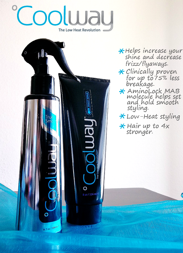 Coolway Products for protecting hair with heat styling. Great for habitual blow dryers and brushers!