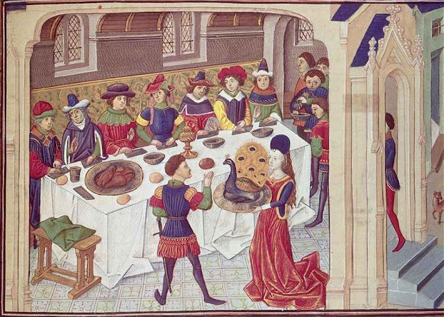 Serviço doméstico da mesa no tempo do rei João da Inglaterra, 1199-1216