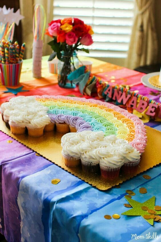 Rainbow cake perfect for party time