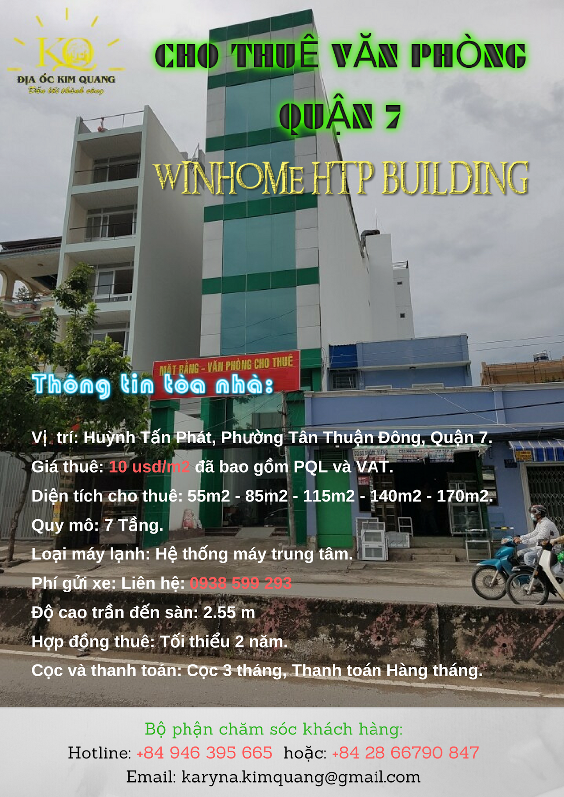 Cho thuê văn phòng quận 7 Winhome HTP Building