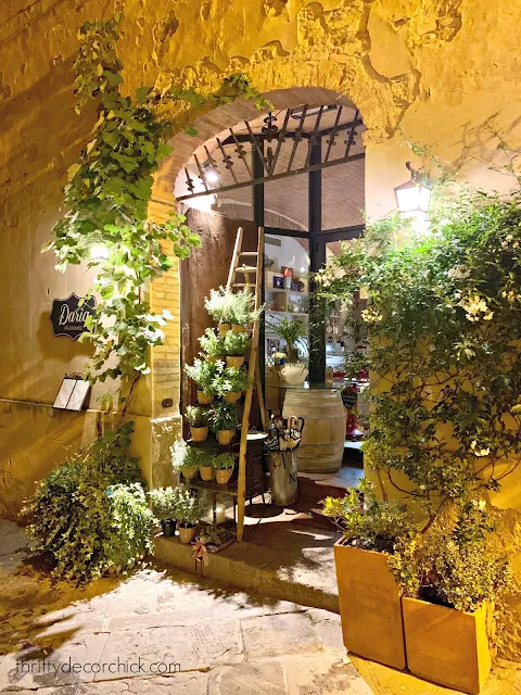 Restaurant in small Italian village 