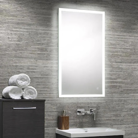 Illuminated Mirror with Demister Pad and Touch Switch