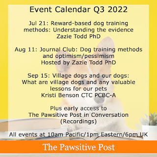 Upcoming events with The Pawsitive Post