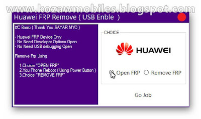 Huawei Frp Remove Tool