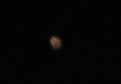 Mercury in a gibbous phase, seen from the Roque de los Muchachos, La Palma