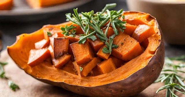 Air Fryer Baked Sweet Potato