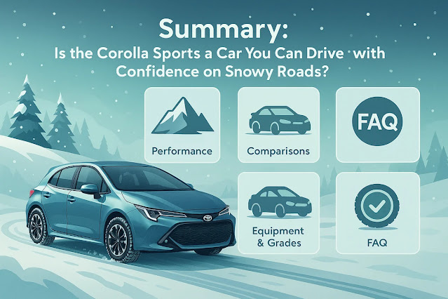 まとめ：カローラスポーツは雪道でも安心して走れる車なのか？