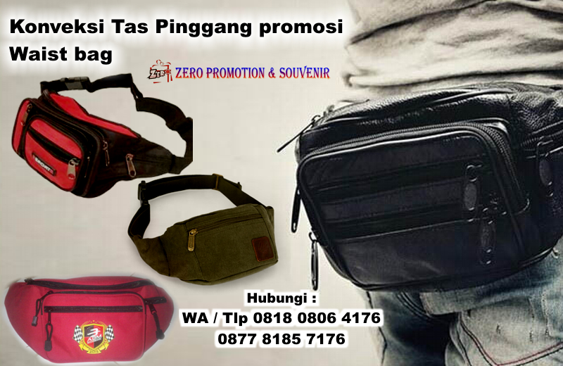 Konveksi Tas Pinggang promosi / Waist bag – Tas promosi 