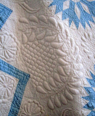 Detail Darst Family Quilt Elizabeth Ann Darst Circleville, Ohio 1840-1841