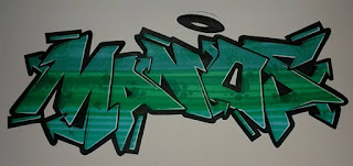Manos Write My Name in Graffiti