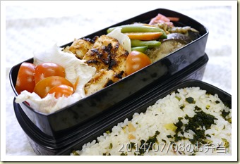揚げないとんかつ弁当(2014/07/08)