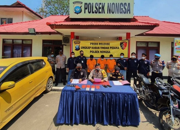 Pelaku Curanmor Batam, Modus Gunakan Mobil Rental