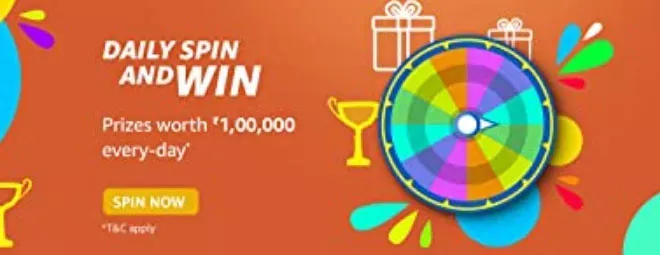 Amazon Daily Spin and Win