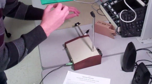 IR Theremin Speaks In Four Voices