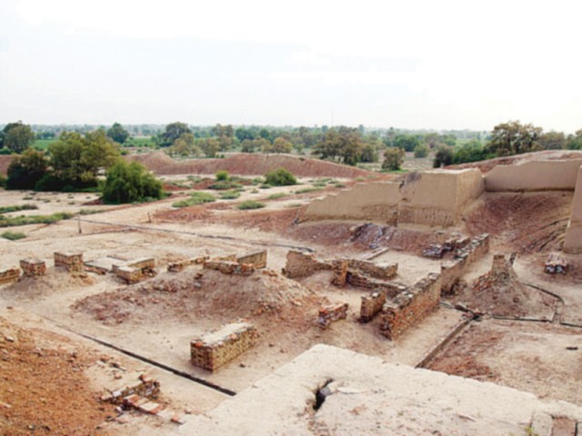 Amidst the ruins in Harappa