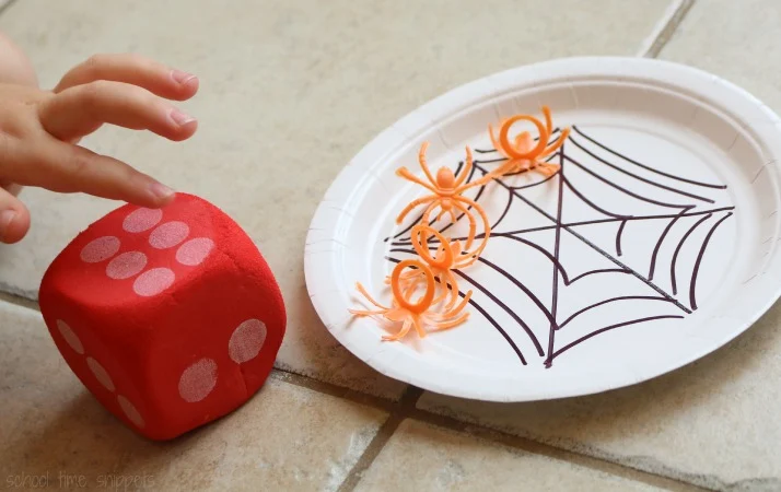 Counting Spiders Math Game