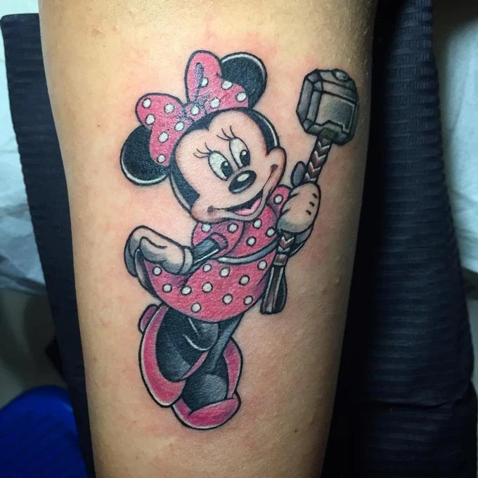 Deliciosos Tatuajes de Mickey y Minnie Mouse