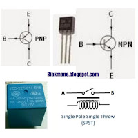 gambar lkomponen elektronika transistor dan relay