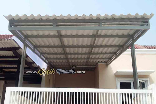 Canopy Minimalis Atap Alderon