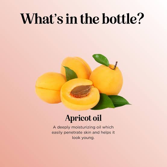 Pure apricot oil