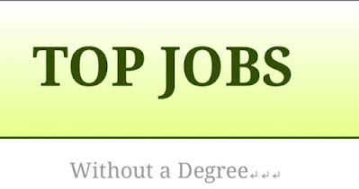 top jobs without a degree