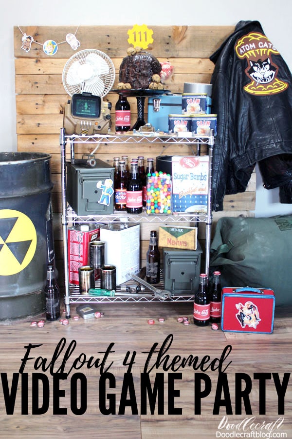 Fallout 4 Themed Video Game Party DIY!