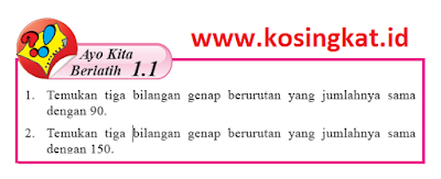 kunci jawaban matematika kelas 8 halaman 12 ayo kita berlatih 1.1