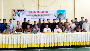 Reses Tahap III DPRD Provinsi Sumsel Banjir Usulan dan Permintaan Warga