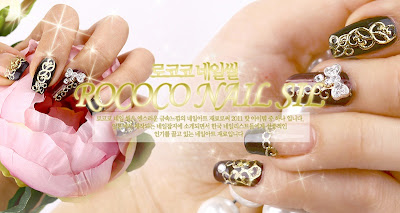 Nail accessories, 3D Nail Design, 3D Nail Seal, Rococo nail seal  