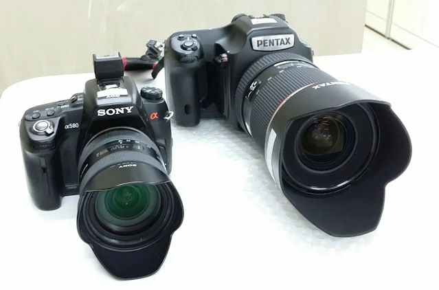 Pentax 645Z compare with Sony a580