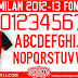 Inter Milan 2012 Football Font Free Download by Sports Designss_Download Inter Milan Font for free 