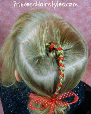 Candy Cane Ribbon Braid