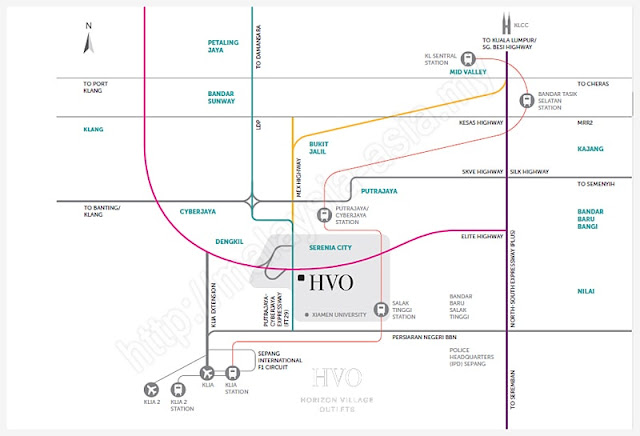 Directions to Horizon Village Outlets HVO