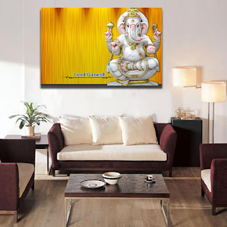 Abstract Ganesha Paintings on Canvas