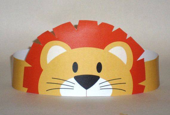 Ide membuat topi berbentuk singa dari kertas untuk anak-anak