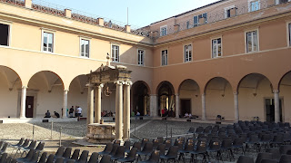 Chiostro facoltà ingegneria Roma