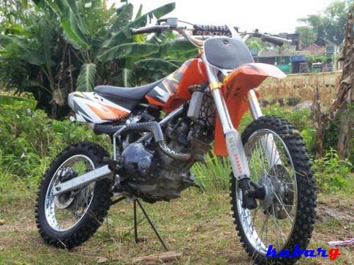  Modif Rangka Jupiter MX Jadi Motor Trail Grasstrack Trabas 