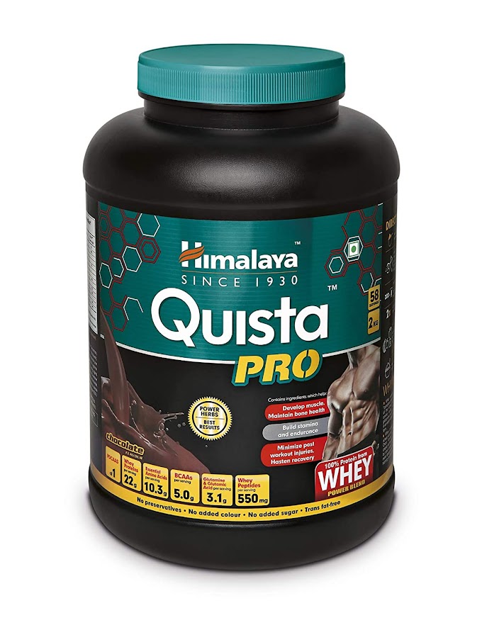 Himalaya Quista Pro Advanced Whey Protein Powder Workout Supplement