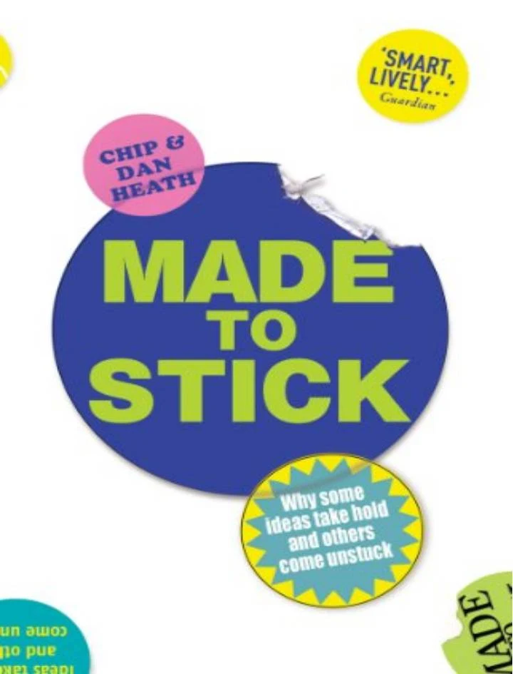 Cover Page Of Business Book Named Made To Stick