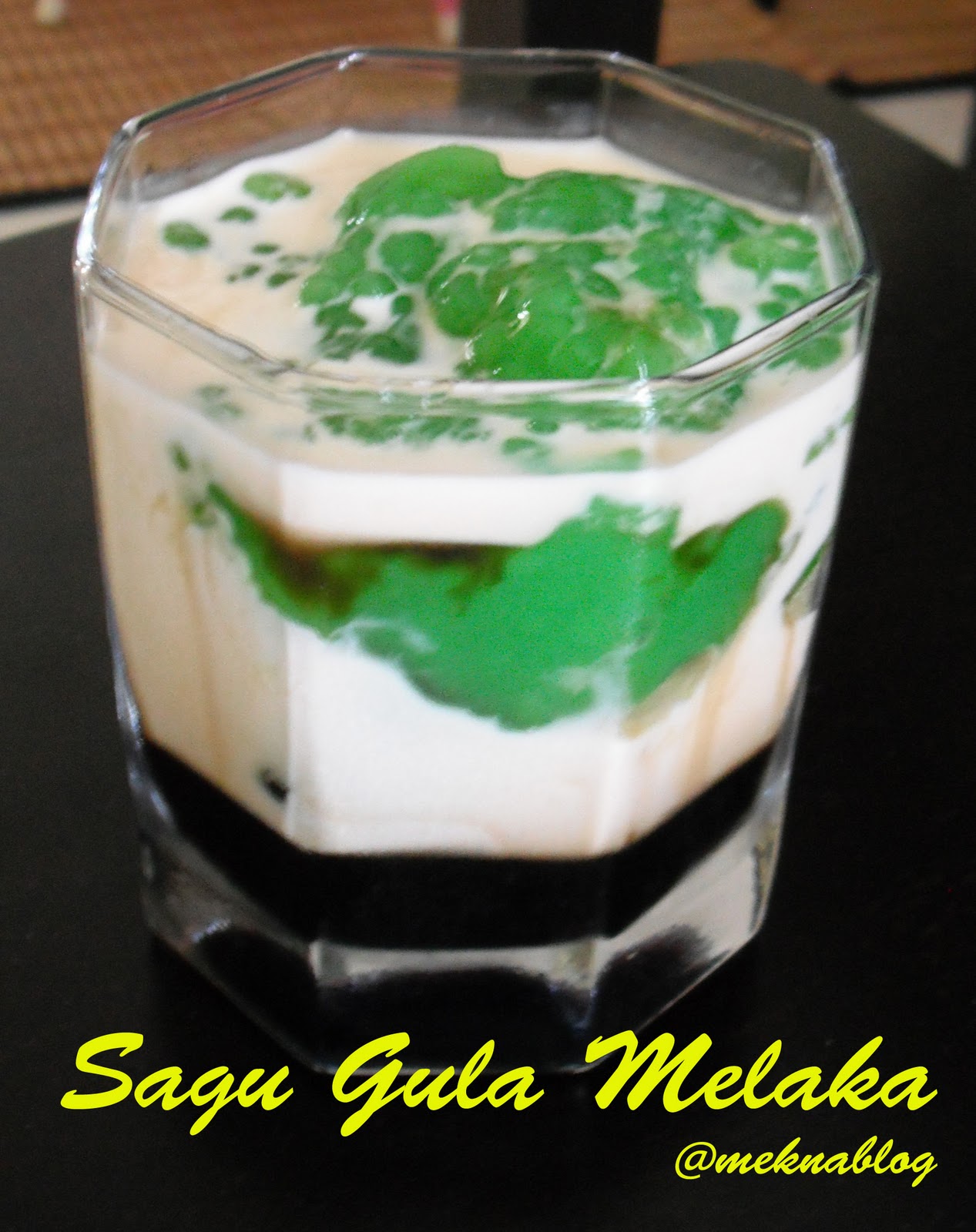 MeknaBlog BAKEatHOME: Sagu Gula Melaka + Mee Bandung xpress