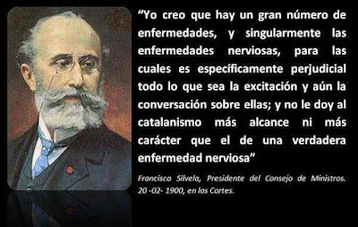 Francisco Silvela, presidente, catalanismo, enfermedad nerviosa