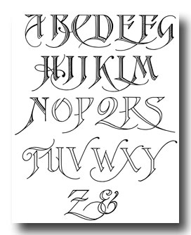 spoodawgmusic printable calligraphy alphabet