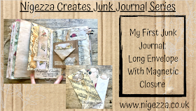 Nigezza Creates My First Junk Journal: Long Envelope With Magnetic Closure