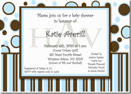 Katie's invitations for blog