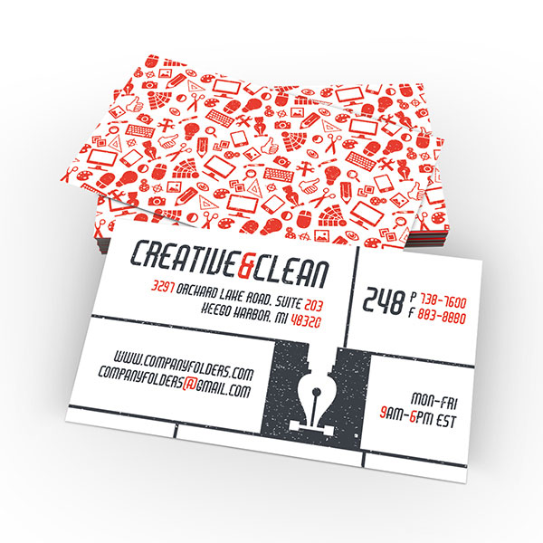Creative & Clean Folder and Business Card Template