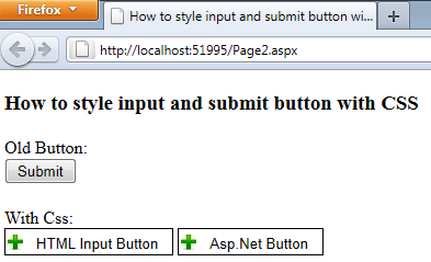 How To Style Input And Submit Button With Css In Asp Net Asp Net Mvc C Net Vb Net Windows Application Wpf Javascript Jquery Html Tips And Tricks Gridview