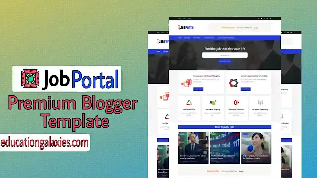 jobportal premium blogger template