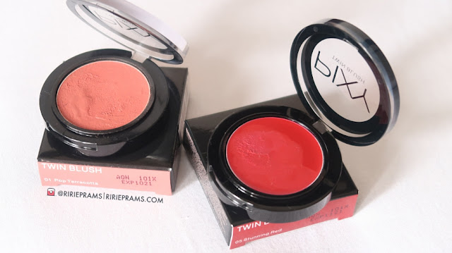 PIXY Twin Blush Review - beauty blogger indonesia - ririeprams